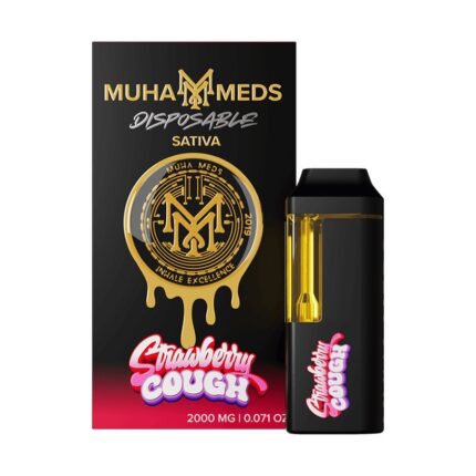 Muha Meds - THC Disposable - Strawberry Cough - SATIVA - 2000mg