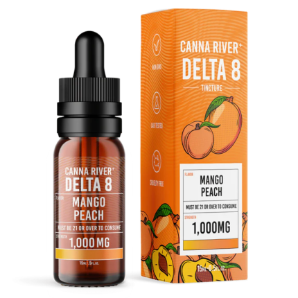 Canna River – D8 Tincture – 1000mg – 15ml – Mango Peach