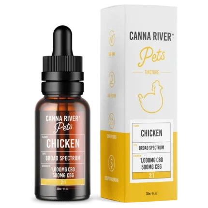 Canna River – CBD Pet Tincture – CHICKEN – 500mg – 60ml