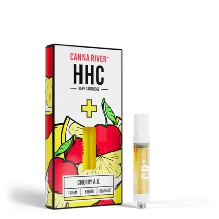 Canna River – HHC – Cartridge – (1G x 2 pcs) – Cherry AK – Hybrid