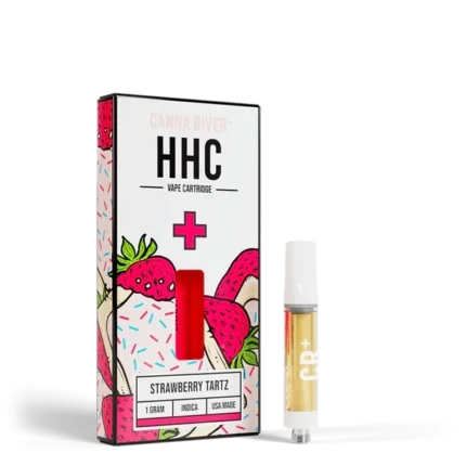 Canna River – HHC – Cartridge – (1G x 2 pcs) – Strawberry Tartz – Indica