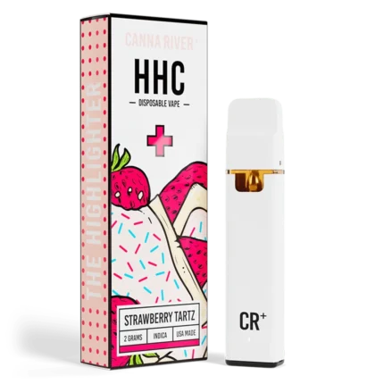 Canna River – HHC – Strawberry Tartz (Indica) – 2G – Disposable