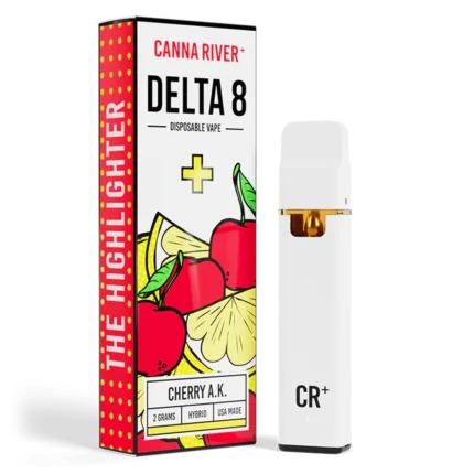 Canna River – D8 THC – Cherry AK – Hybrid – 2G – Disposable