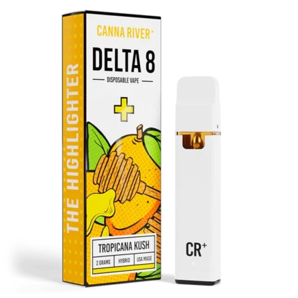 Canna River – D8 THC – Tropicana Kush – Hybrid – 2G – Disposable
