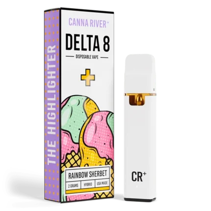 Canna River – HHC – Rainbow Sherbet (Hybrid) – 2G – Disposable