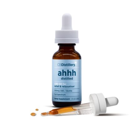 CBDistillery - CBD Oil Tincture - Full Spectrum - Ahhh - 500mg