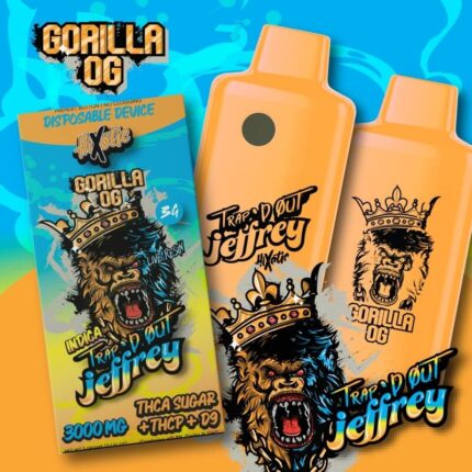 Hixotic - Jeffrey - Trap'D Out - Gorilla OG - Indica - 3G - Disposable