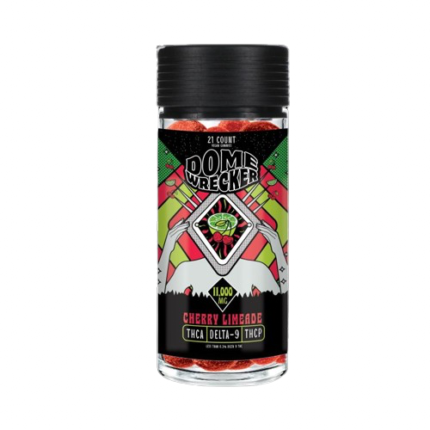 Dome Wrecker - THCA + D9 + THCP - 21ct - 11,000mg - Rainbow Domes - Gummies