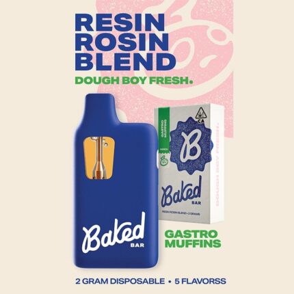 Baked Bar - THC Disposable - Gastro Muffins - 2G - INDICA