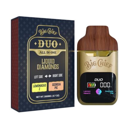 Big Chief - THC Disposable - DUO 2G - Lemonhead Z / Georgia Pie