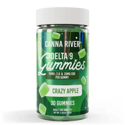 Canna River – THC D9 Gummy – Crazy Apple – 900mg