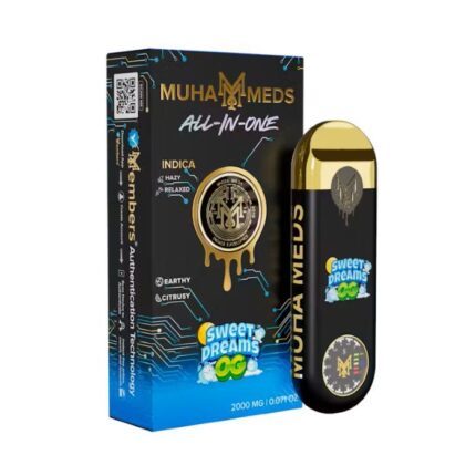 Muha Meds - Gen 3 - THC Disposable - Sweet Dreams OG - Indica - 2000mg
